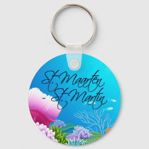 Saint Martin - Saint Martonreef Nyckelring