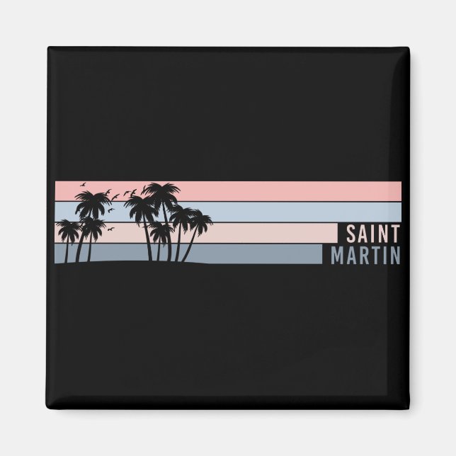 Saint Martin St Maarten Island Magnet (Framsidan)