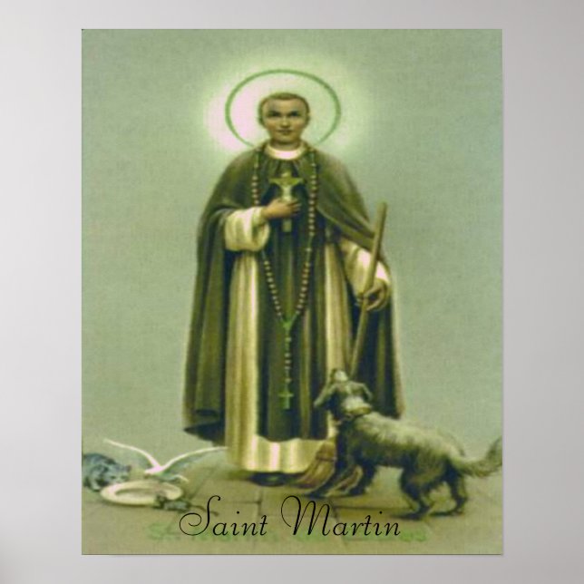 Saint Martin-utskrift Poster (Framsidan)