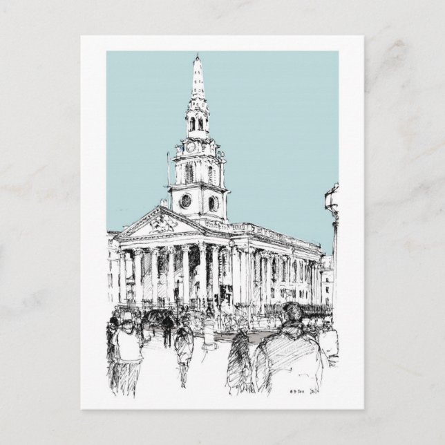 Saint Martins i Fält Vykort (Framsida)