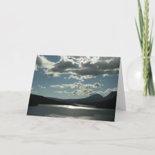 Saint Mary Lake I vid Glacier National Park Kort