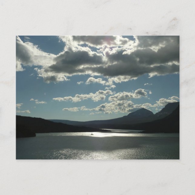 Saint Mary Lake I vid Glacier National Park Vykort (Framsida)