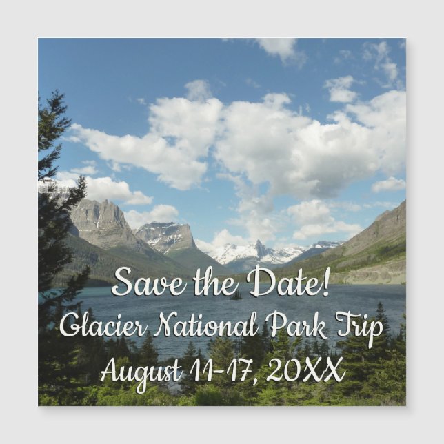 Saint Mary Lake II vid Glacier National Park (Framsida)