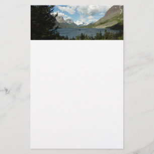 Saint Mary Lake II vid Glacier National Park Brevpapper