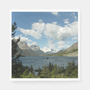Saint Mary Lake II vid Glacier National Park Pappersservett