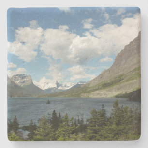 Saint Mary Lake II vid Glacier National Park Stenunderlägg