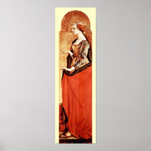 SAINT MARY MAGDALENE 2 Guld,Red Poster