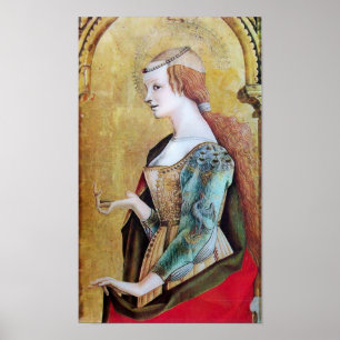 SAINT MARY MAGDALENE 2 Guld,Red Poster
