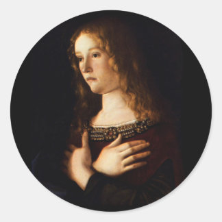 Saint Mary Magdalene - Bellini Runt Klistermärke