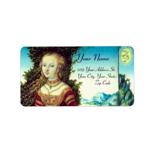 SAINT MARY MAGDALENE ,Brown Parchment Adressetikett