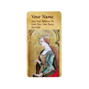 SAINT MARY MAGDALENE Parchment Adressetikett
