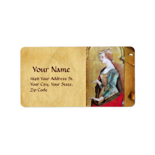 SAINT MARY MAGDALENE Parchment Adressetikett