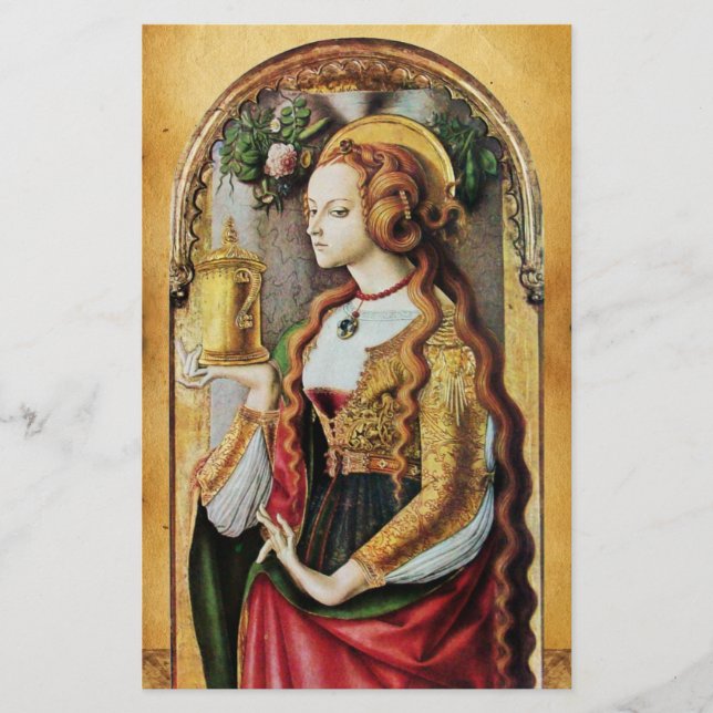 SAINT MARY MAGDALENE PARCHMENT BREVPAPPER (Framsida)
