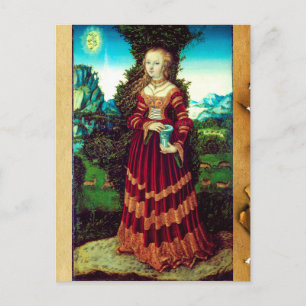SAINT MARY MAGDALENE Parchment Vykort