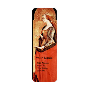 SAINT MARY MAGDALENE RETURADRESS ETIKETT