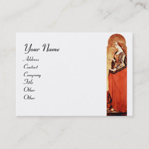 SAINT MARY MAGDALENE White Visitkort