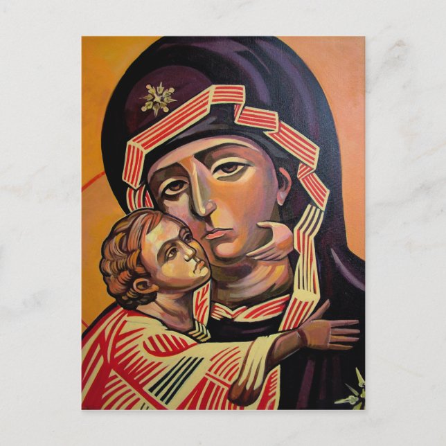Saint Mary Teotokos Vykort (Framsida)