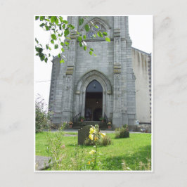 Saint Marys kyrka archway, Carlow town, Irland Vykort