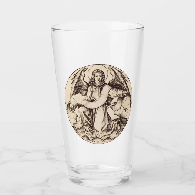 Saint Matthew-ängeln Glaskopp (Framsida)
