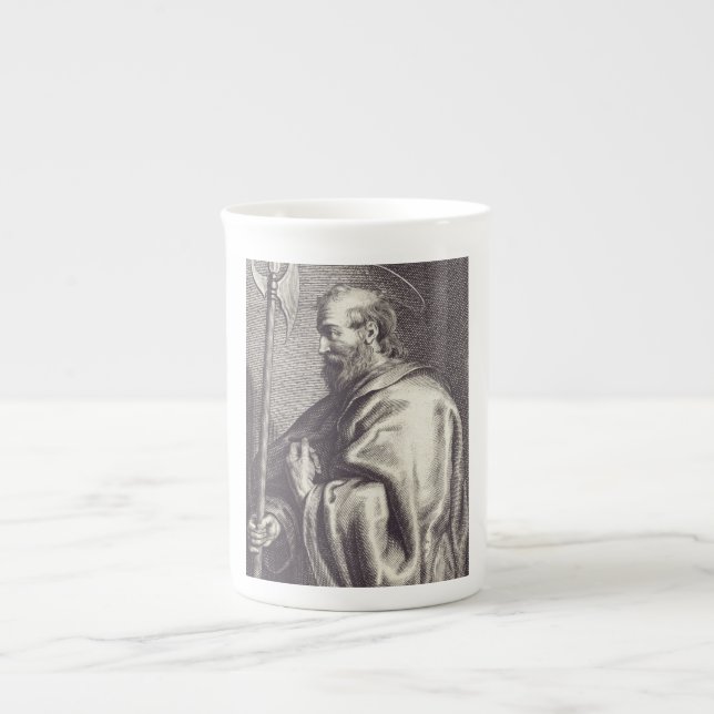 Saint Matthew Apostle Benporslin Mugg (Framsidan)