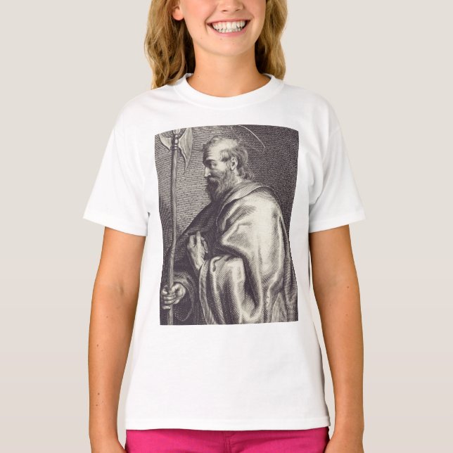 Saint Matthew Apostle T Shirt (Framsida)