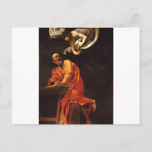 Saint Matthew, Caravaggio Vykort