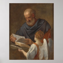Saint Matthew - Simone Cantarini Fine Art Poster