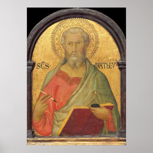 Saint Matthew - Simone Martini Fine Art Poster (Framsidan)