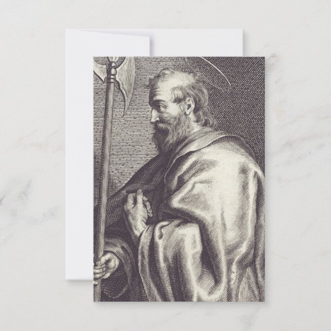 Saint Matthew The Genealogy of Grace Holy Card Tack Kort (Framsida)