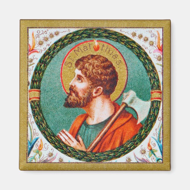 Saint Matthias Apostle (JMAS 09) Magnet (Framsidan)