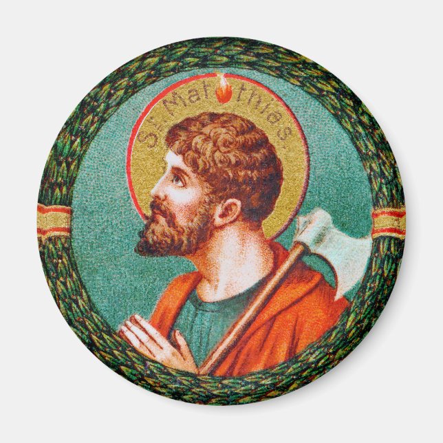 Saint Matthias Apostle (JMAS 09) Magnet (Framsidan)