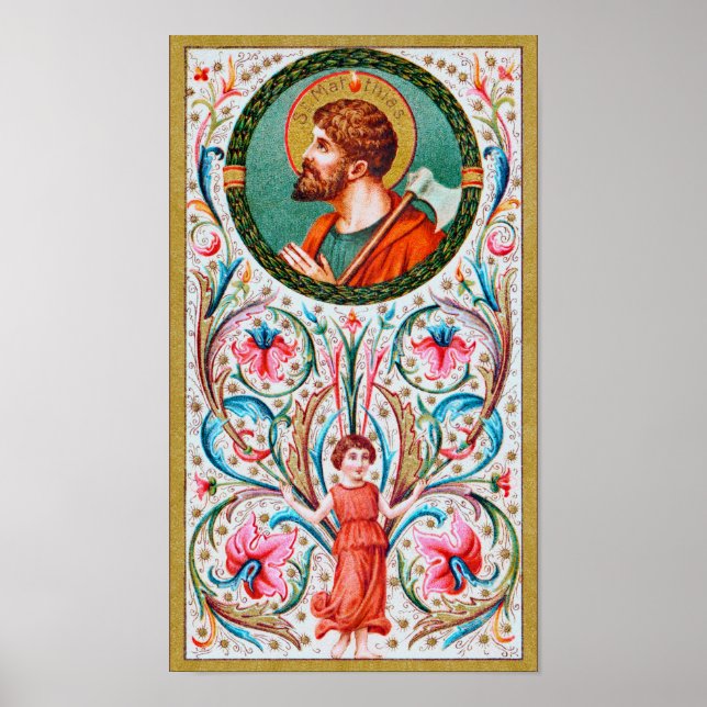 Saint Matthias Apostle (JMAS 09) Poster (Framsidan)
