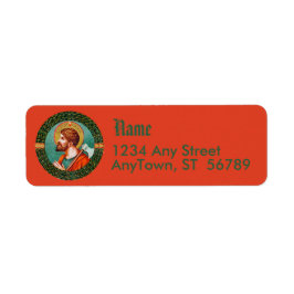 Saint Matthias Apostle (JMAS 09) Returadress Etikett