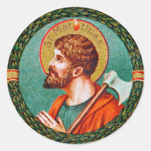 Saint Matthias Apostle (JMAS 09) Runt Klistermärke