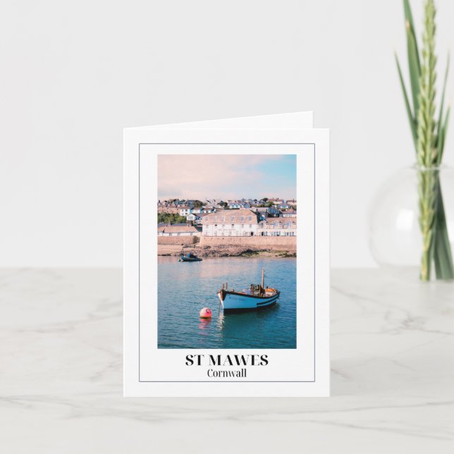 Saint Mawes, Cornwall Kort (Framsida)