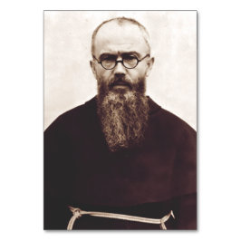 Saint Maximilian Kolbe Polsk katolsk präst Bordsnummer