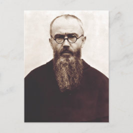 Saint Maximilian Kolbe Polsk katolsk präst Vykort