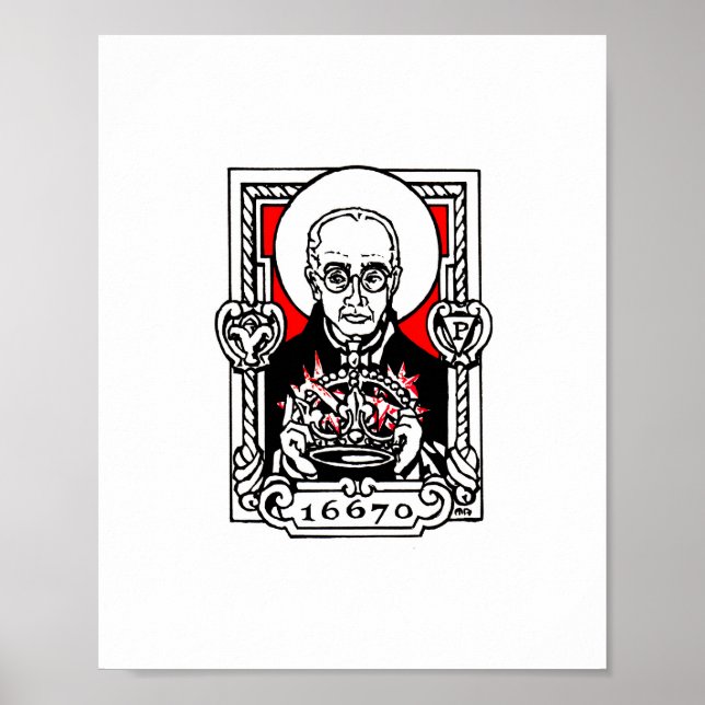 Saint Maximilian Kolbe Poster (Framsidan)