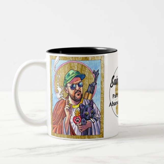 Saint Mersh Mug Två-Tonad Mugg (Vänster)