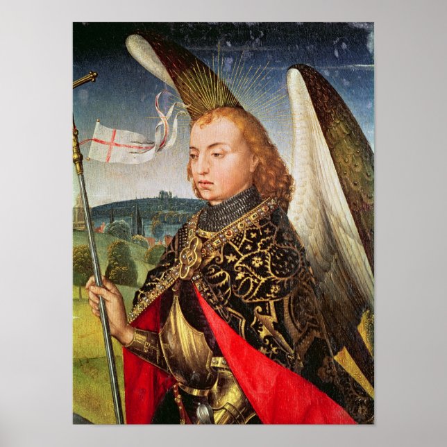 Saint Michael Archangel, 1460-66 Poster (Framsidan)