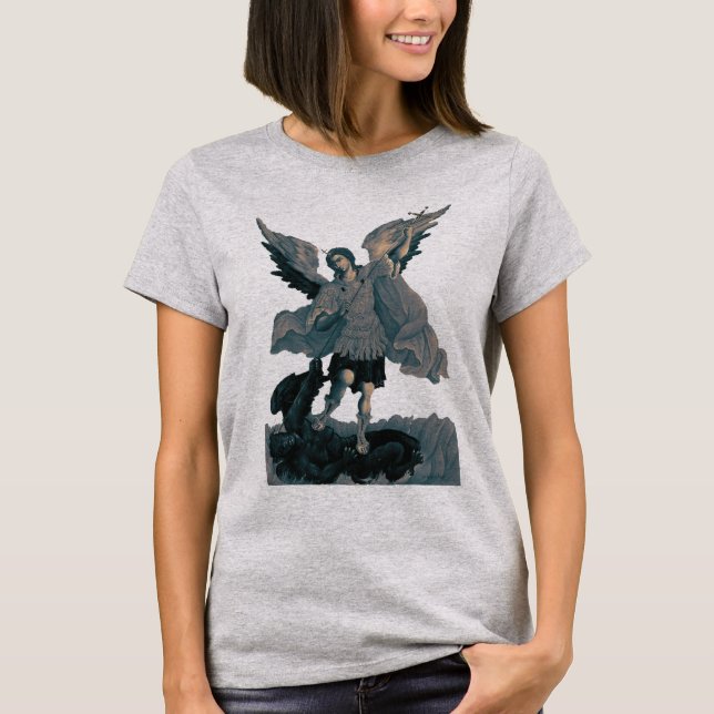 Saint Michael Archangel 2 Laptop sleeve T-Shirt (Framsida)