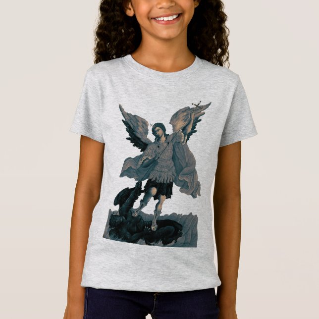 Saint Michael Archangel 2 Laptop sleeve T-Shirt (Framsida)