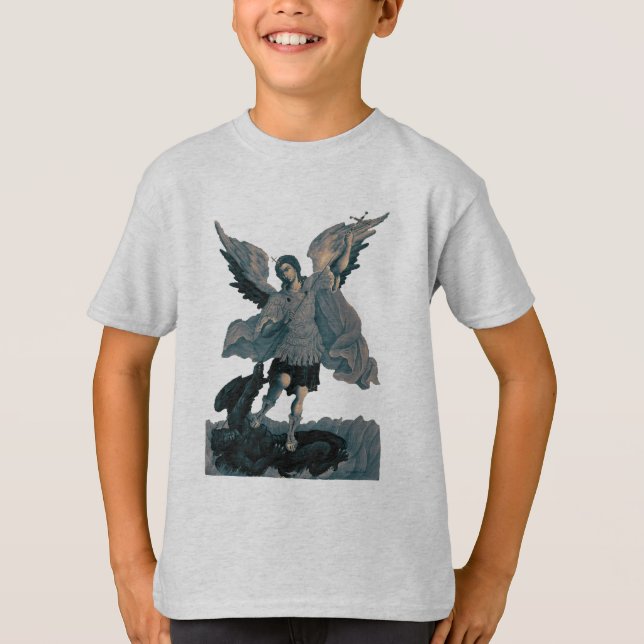 Saint Michael Archangel 2 T-Shirt (Framsida)