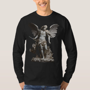Saint Michael Archangel Angelic Sculpture Ange T Shirt