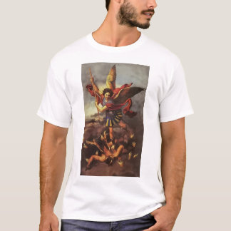 Saint Michael Archangel, försvara oss i strid. T Shirt