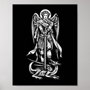 Saint Michael Archangel försvarade oss i strid Poster