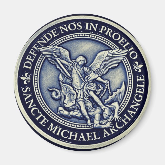 Saint Michael Archangel Medal, St Michael Archange Magnet (Framsidan)