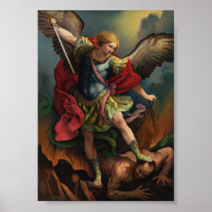 Saint Michael Archangel Small Poster