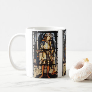 Saint Michael av Burne Jones, Vintage Archangel Kaffemugg
