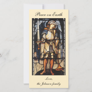 Saint Michael av Herr Edward Coley Burne-Jones Julkort